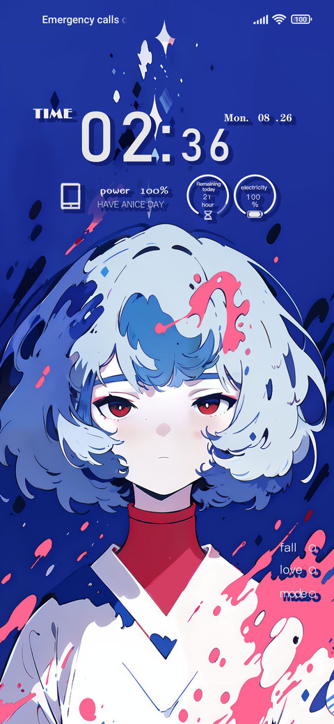 Splashing of paint screenshot