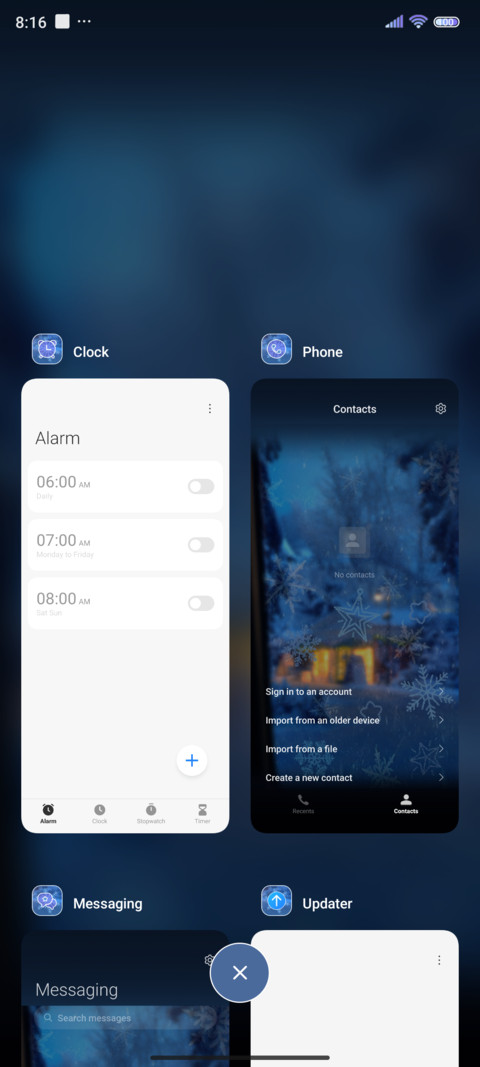 Winter Snowflakes screenshot