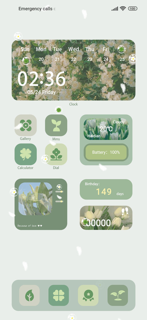 Green in spring screenshot