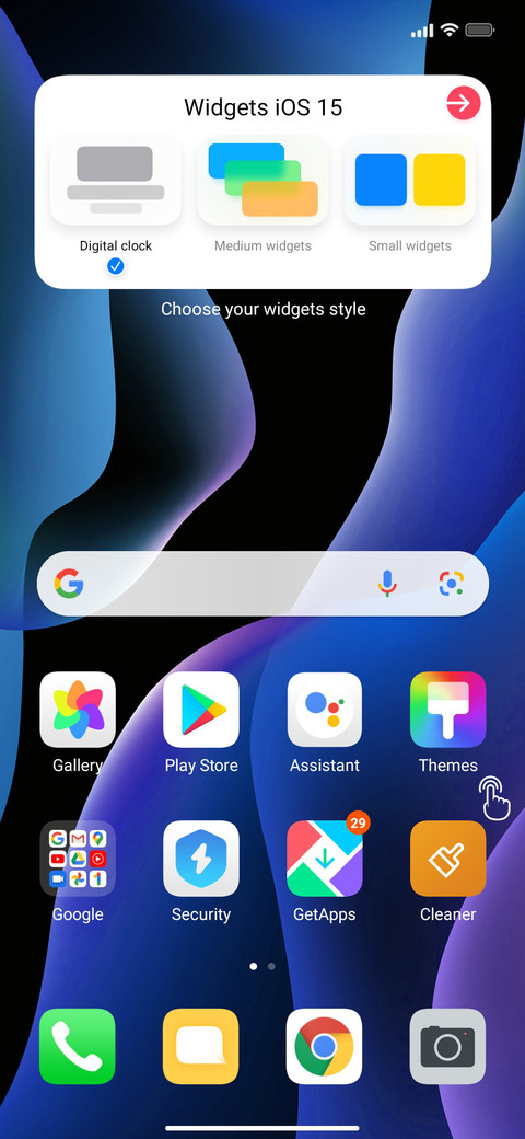 BLUE MOD screenshot
