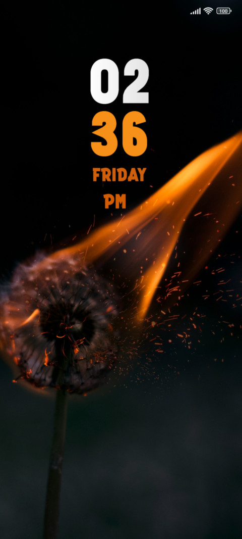 Burning dandelion screenshot