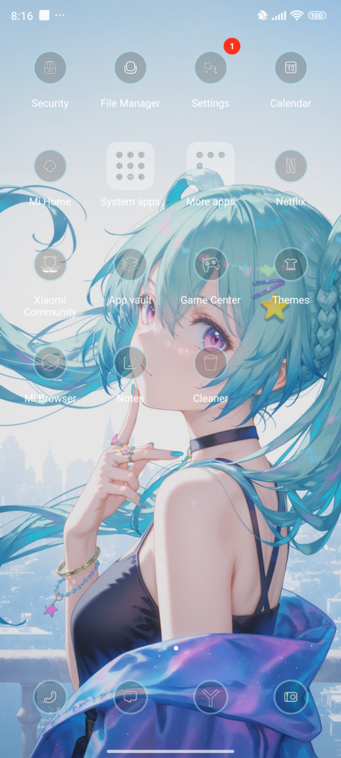 Blue-haired loli screenshot