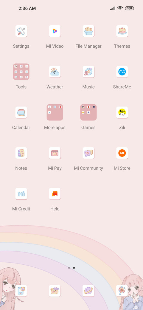 Rainbow girl screenshot