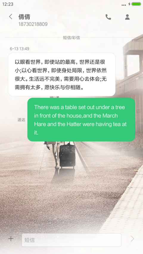 一个人的旅行（动态特效） screenshot