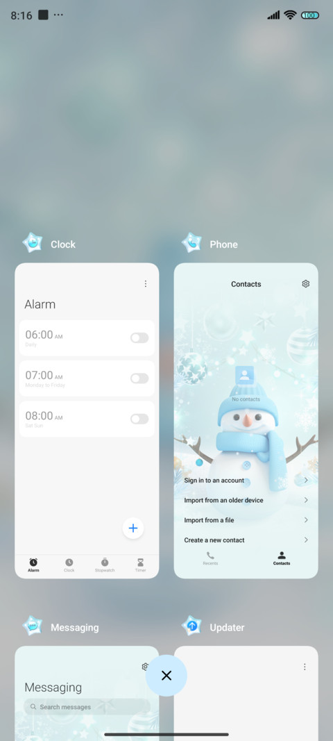 Christmas Snowman screenshot