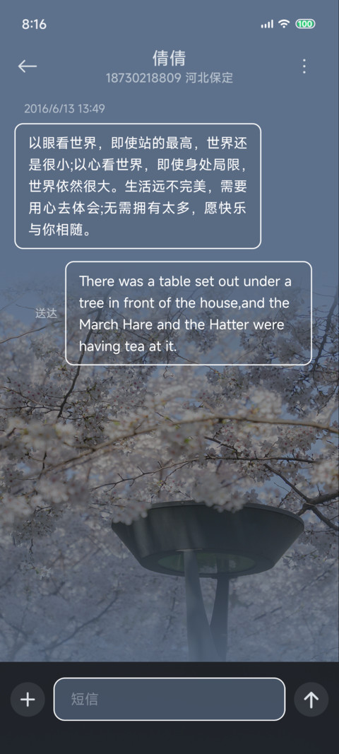 樱花树下 风也温柔 screenshot