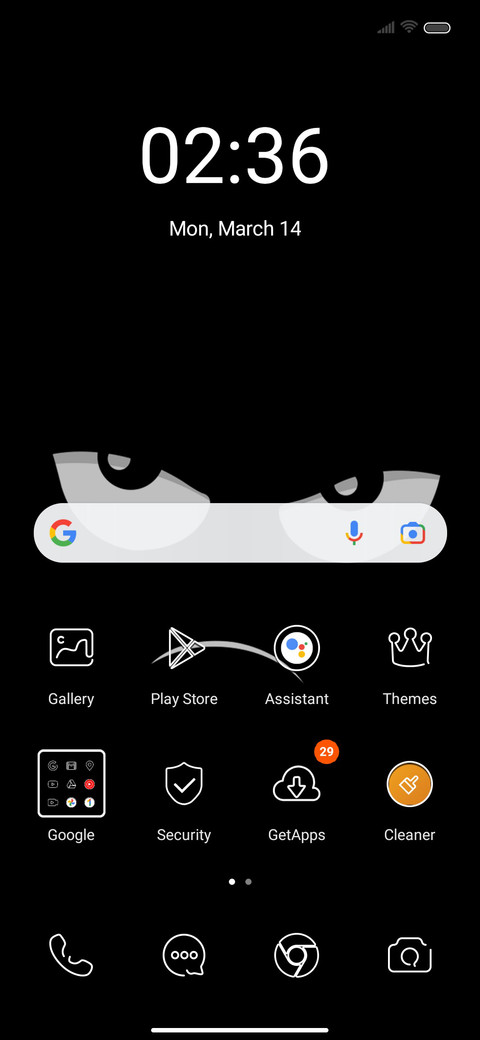 Simple eyes screenshot