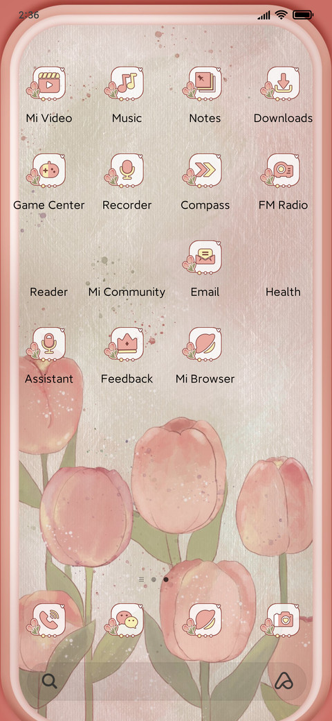 Romantic tulip screenshot