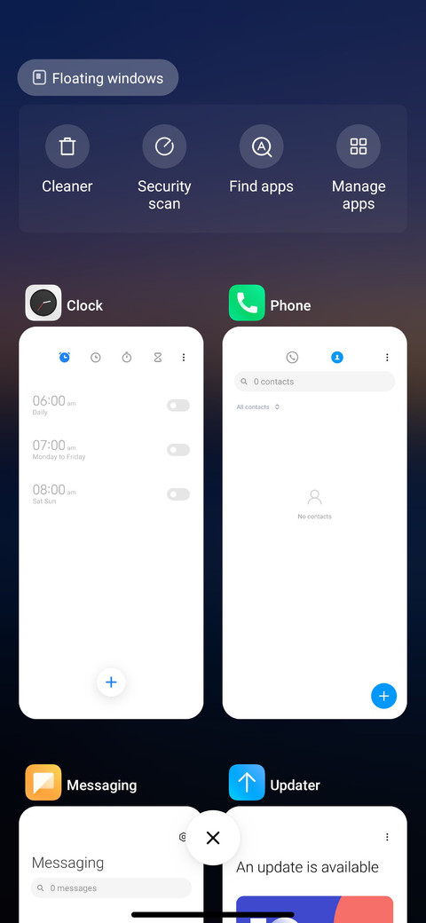 Minimal screenshot