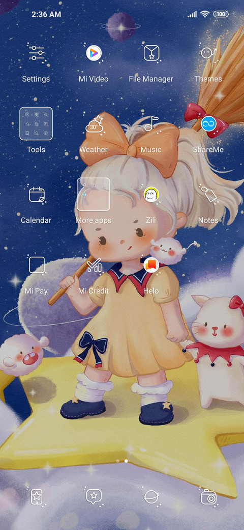 galaxy girl screenshot