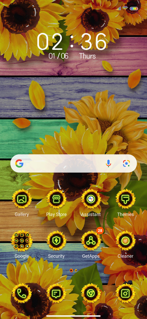 Ancient sunflower screenshot