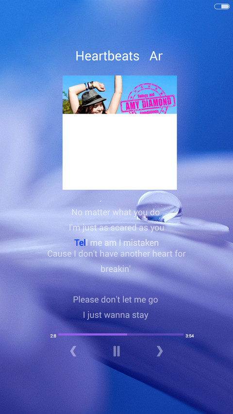Fresh（小图标 音乐锁屏） screenshot