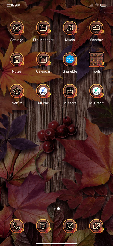 Autumn scenery screenshot