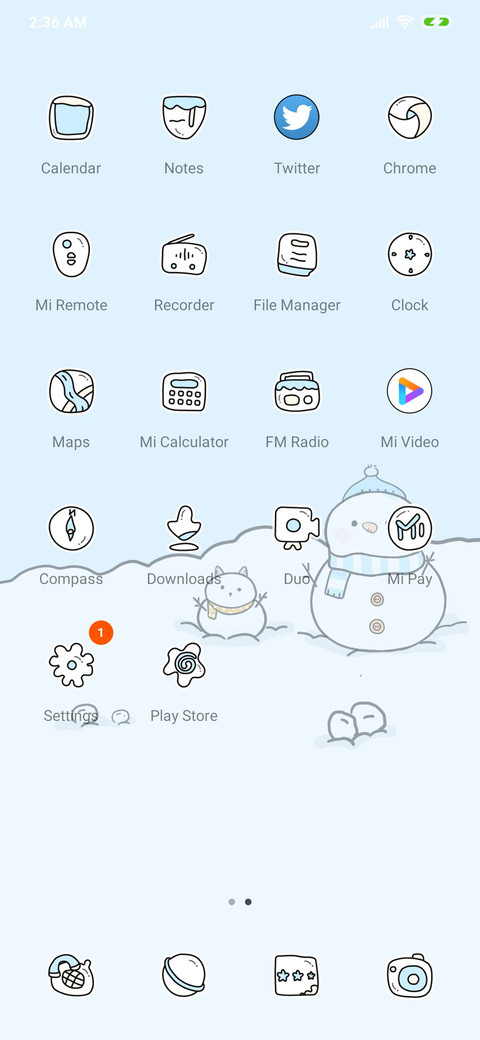 Snowman screenshot
