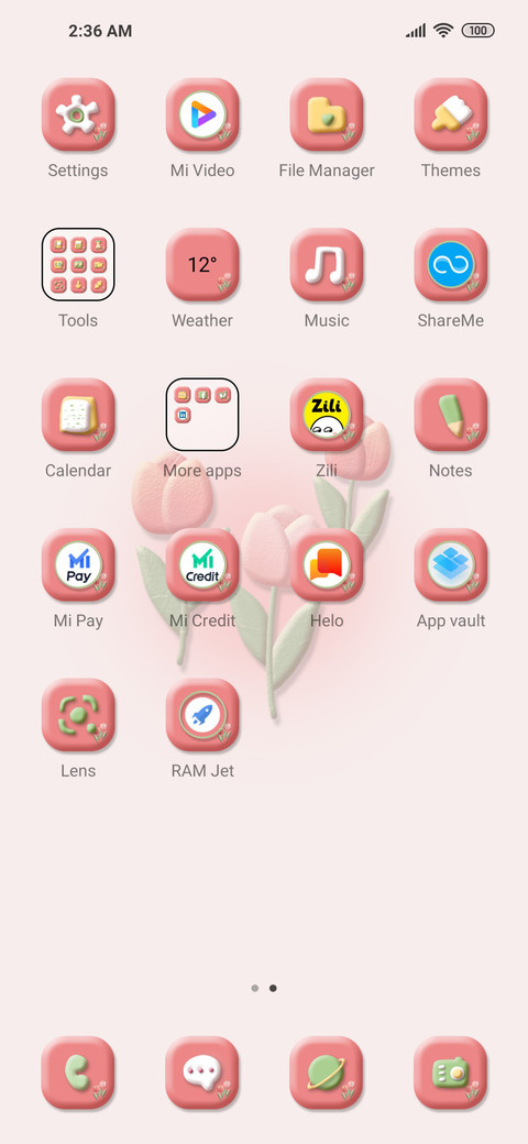 Tulip powder screenshot