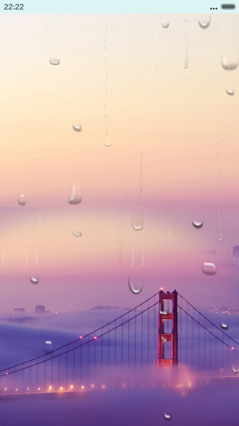 暮桥（动态锁屏+落雨桌面） screenshot