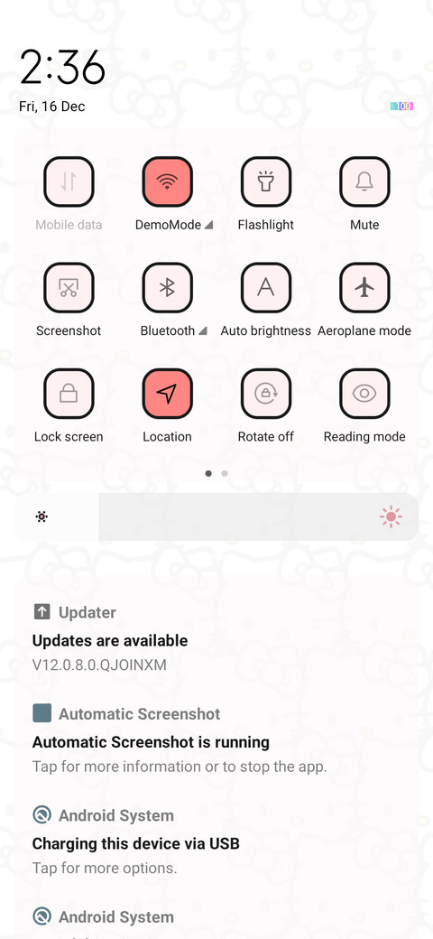 HelloKitty dynamic screenshot