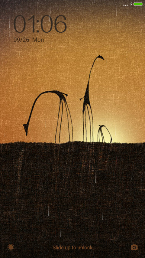 Giraffe in dusk screenshot