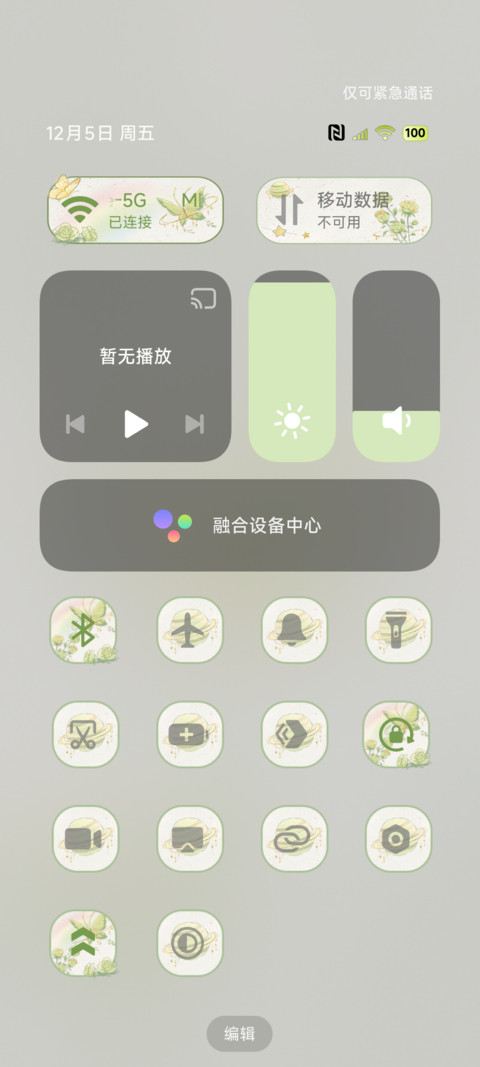 绿色系复古玫瑰蝴蝶 screenshot