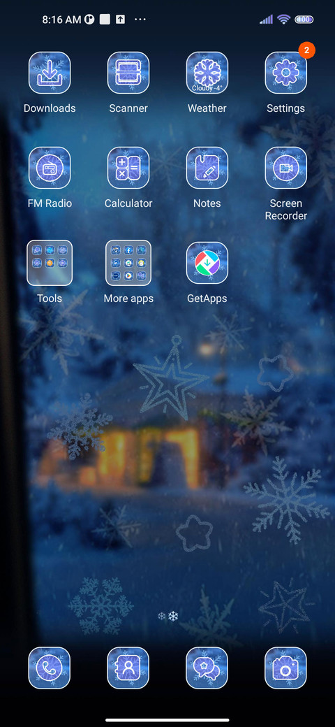 Winter Snowflakes screenshot