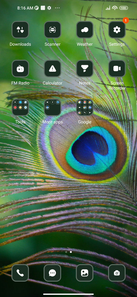 Peacock Feather screenshot