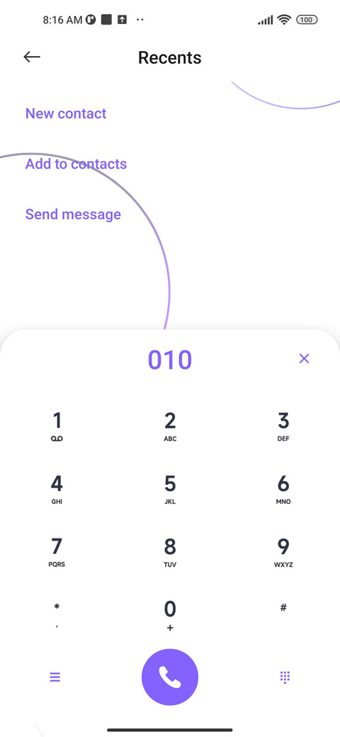 Round Purple screenshot