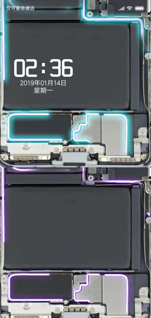 炫酷动态电池锁屏 screenshot