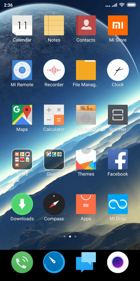 Gatel OS screenshot