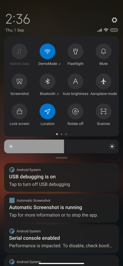 Dragon in fire screenshot