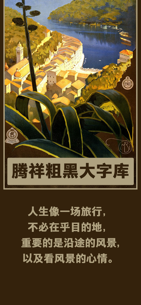 腾祥粗黑大字库 screenshot