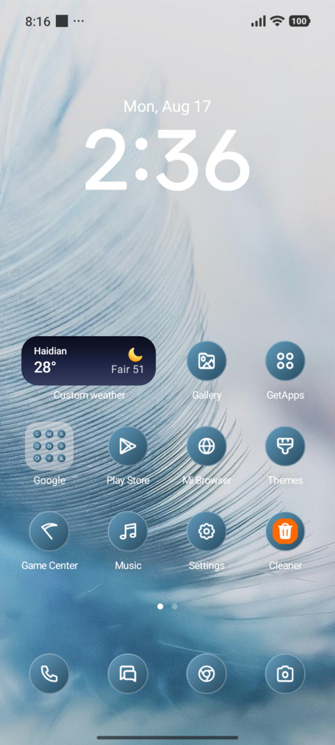 Blue Feather screenshot