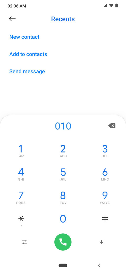Google Pixel 4 screenshot