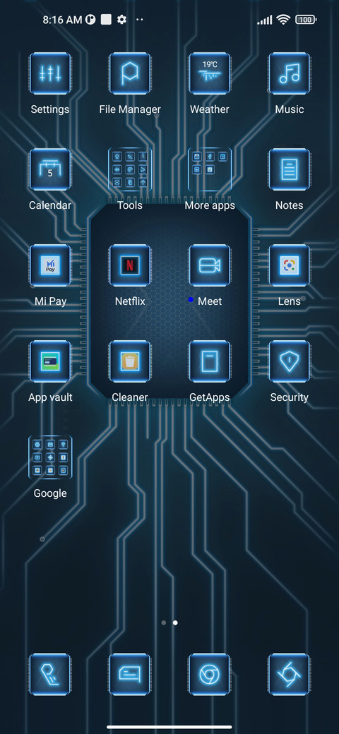 Core technology screenshot