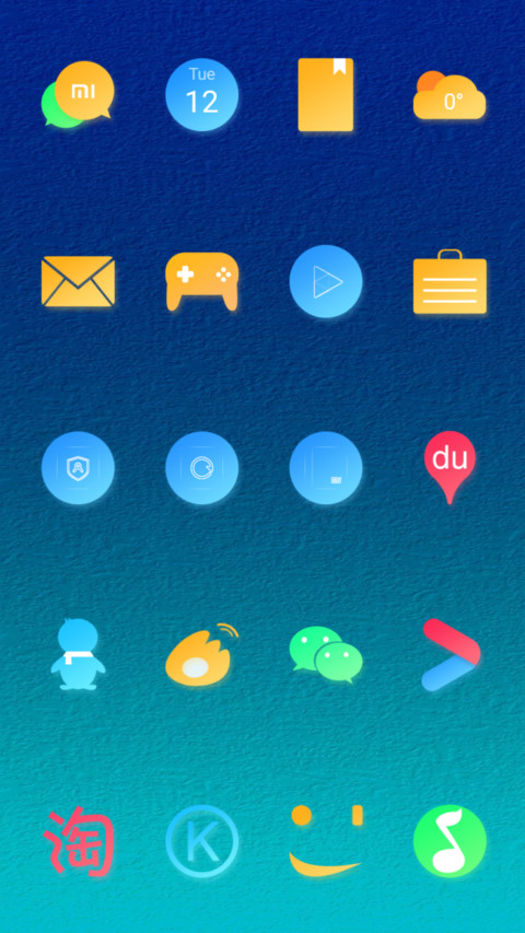 Gradient Blue 2.0_DWM3 screenshot