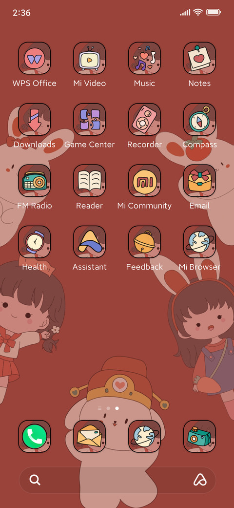 Rabbit party screenshot