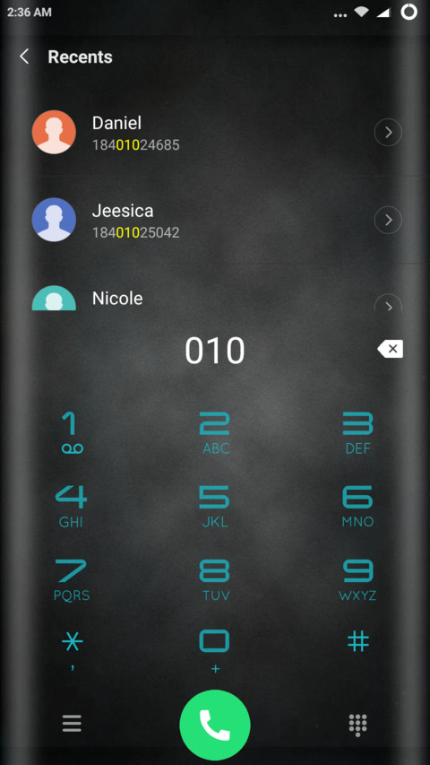 Green screenshot