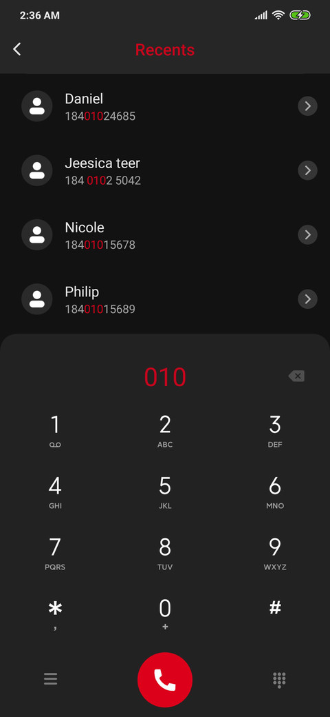 Abstract color -Red_3MDS screenshot