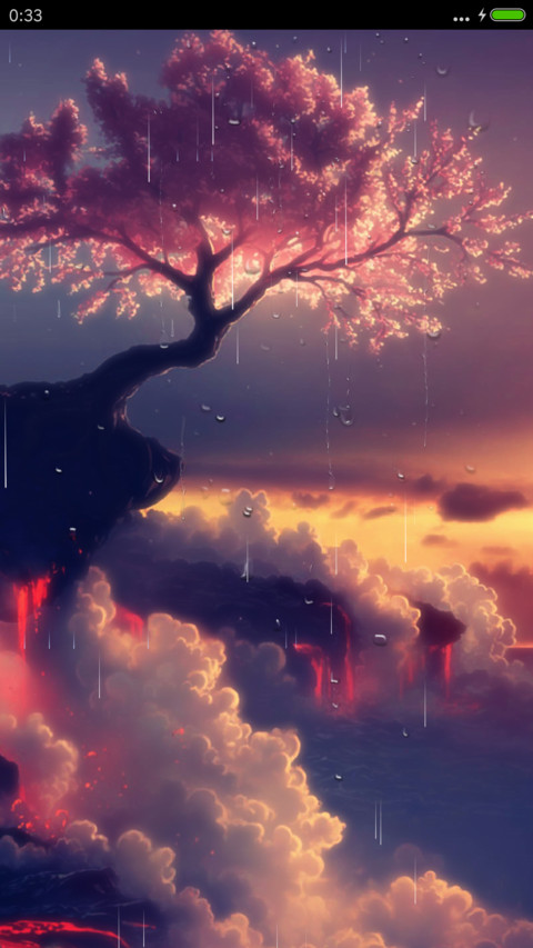 樱花树【雨滴锁屏】 screenshot