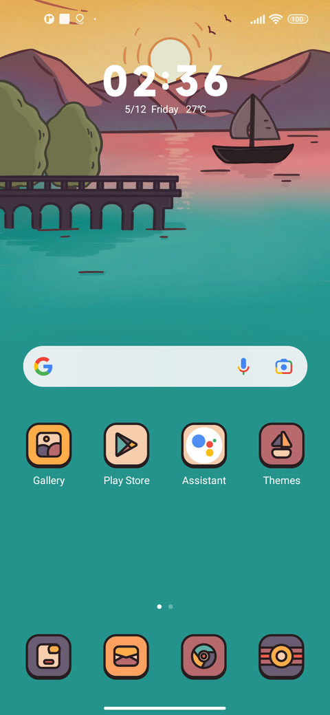 Sunset glow screenshot