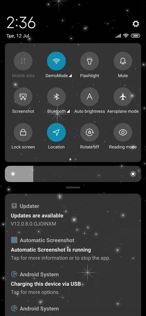 Silent Starry Sky screenshot