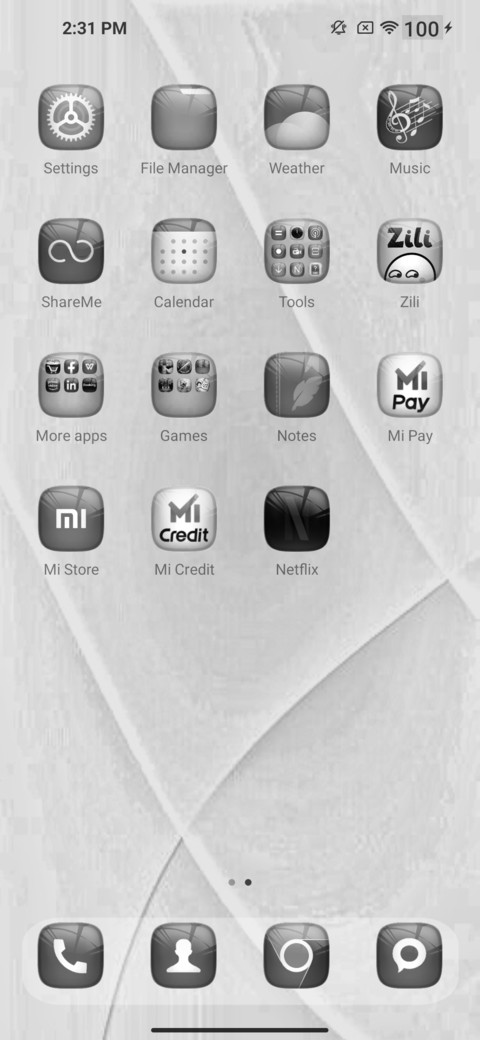 Mayzhe Stok B&W screenshot