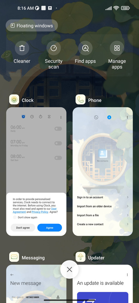 Window lotus screenshot