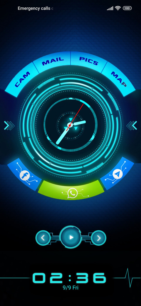 Techy UI screenshot