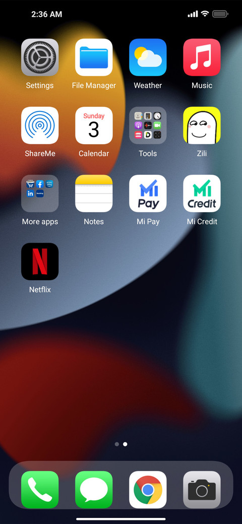iOS15 Mix screenshot