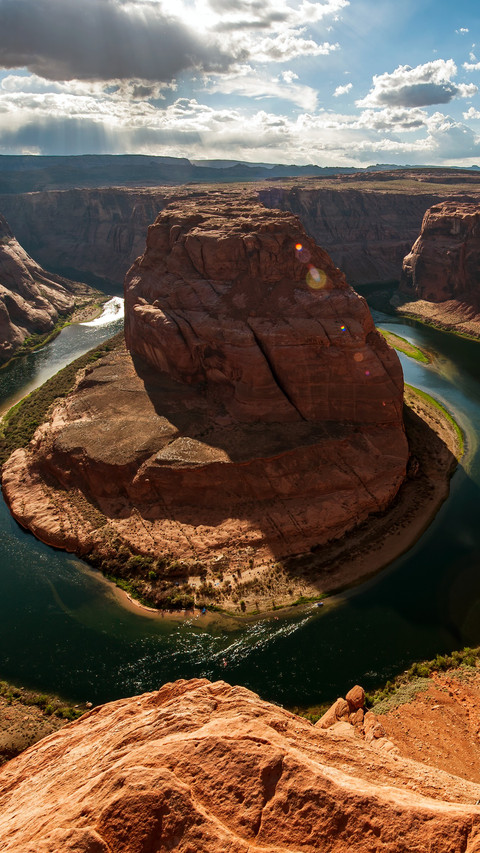 Horseshoe bend in the grand canyon colorado screenshot