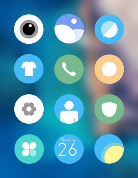 Water blue screenshot