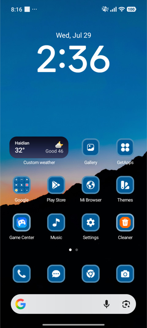 Blue Aesthetic screenshot