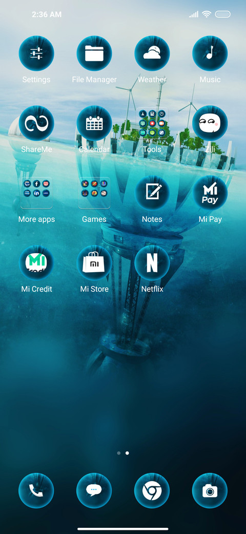 Futuristic on screenshot