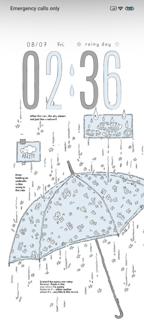 Rainy day screenshot