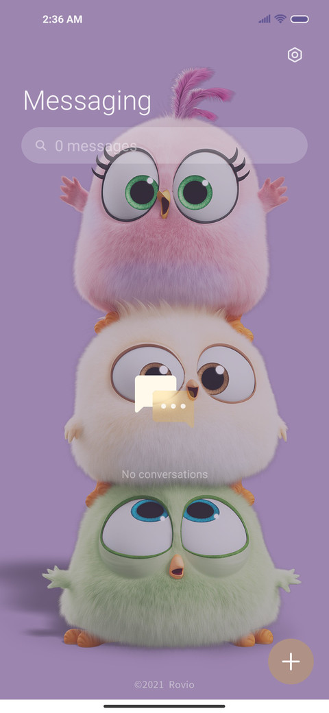 Angry bird dynamic screenshot